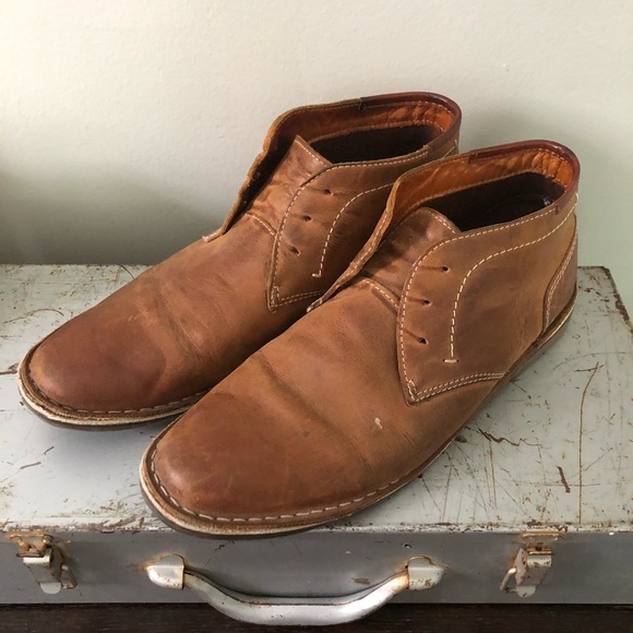 steve madden elect cap toe leather boot